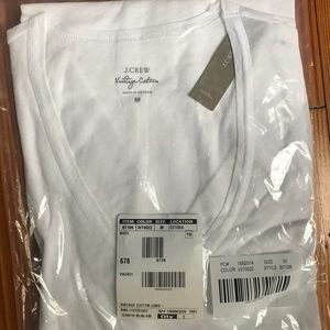 J. Crew vintage cotton scoop long sleeve tee